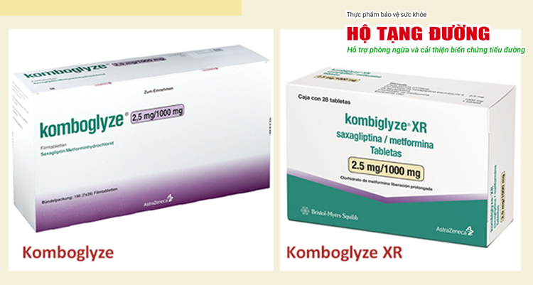 Komboglyze và Komboglyze XR là hai loại thuốc có cách dùng, liều dùng khác nhau
